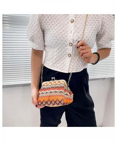 Fashion​ Hasp Ladies Weave Handbags Summer Beach Female Rattan Small Purse over The Shoulder Bags for Men C $11.81 Shoulder Bags