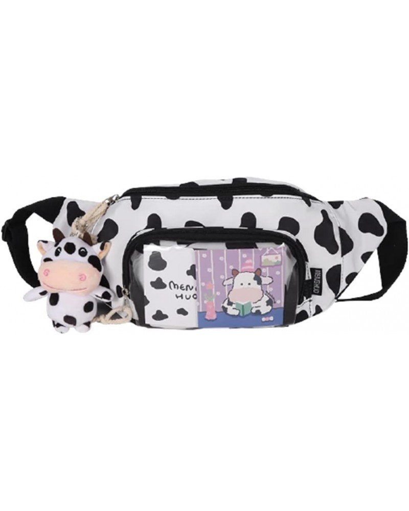 Women Cute Five-color transparent compartment chest bag Sling Bag crossbody bag shoulder bag purse wallet (Blue) Cows $11.37 ...