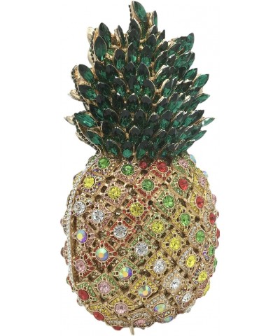 Pineapple Crystal Evening Bags and Clutches for Women Formal Dinner Purses Party Rhinestones Handbags $50.75 Evening Bags