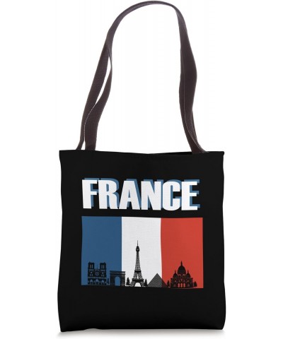 France Paris Travel French Flag Vacation Souvenir Tote Bag $12.99 Totes