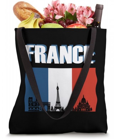 France Paris Travel French Flag Vacation Souvenir Tote Bag $12.99 Totes