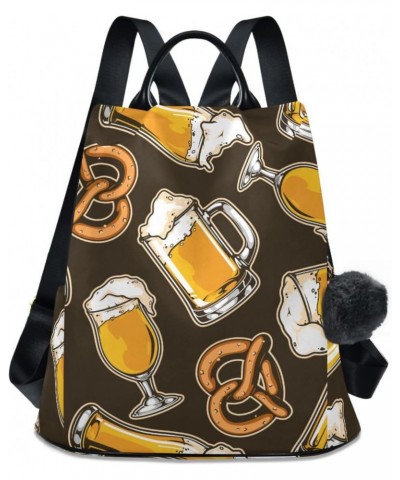 Beer Cup Backpack for Women, Fashion Anti Theft Casual Daypack Shoulder Bag Purse for Travel Work 15 inches $24.18 Backpacks