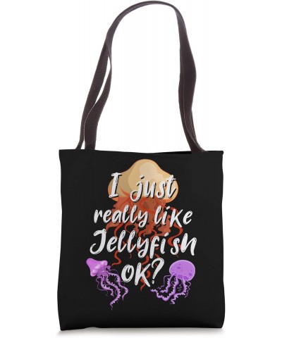 Funny Aquarist Ocean Animal Sea Creature Gift Jellyfish Tote Bag $10.56 Totes