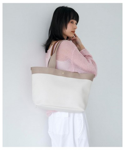 Topkapi 503080113500 Ripple Long Handle A4 Tote Bag L アイボリー $53.52 Totes