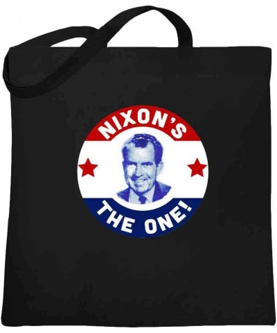 Richard Nixons The One Vintage President Campaign Canvas Tote Bag Nixon's the One | Black | 4780 $10.11 Totes