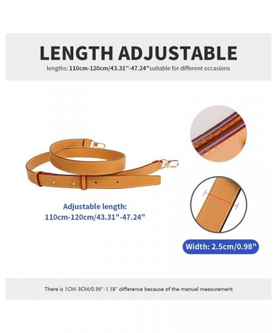 Adjustable Replacement Coach Handbags Straps Leather Strap for Purse Gold Clasp Style 8 Red Oiled Edge 1.8cm/0.7" Wide Light ...