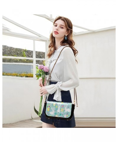 Crossbody Bags for Women Trendy Women's Black Shoulder Bag Small PU Leather Flap Cross Body Bag Handbags Pattern16 $18.44 Cro...