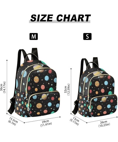 Small Backpack for Women Travel Bag Solar System Planets Space Daypack Purse Fashion Shoulder Bag Rucksack Small A521 $11.44 ...