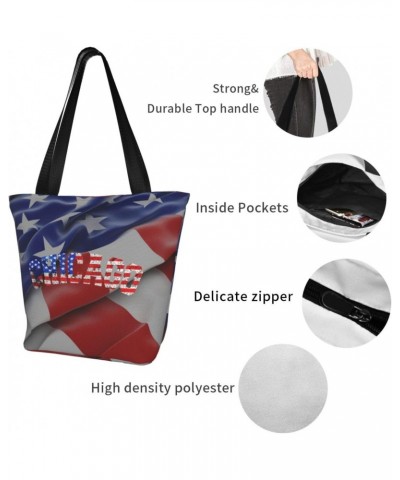 Chicago Pride Women'S Casual One Shoulder Carry Shopping Bag Large Capacity Working Storage Handbag $14.35 Shoulder Bags