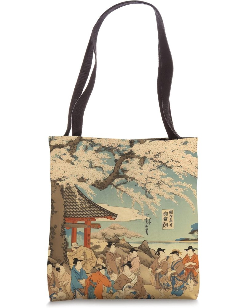 Cherry Blossom Sumo Showdown Tote Bag $13.15 Totes