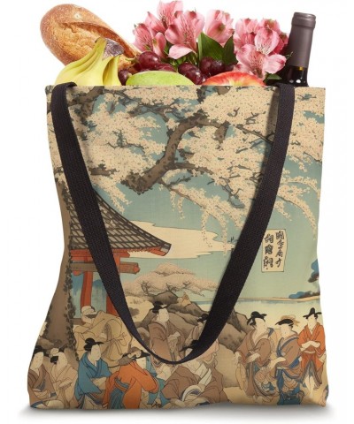 Cherry Blossom Sumo Showdown Tote Bag $13.15 Totes