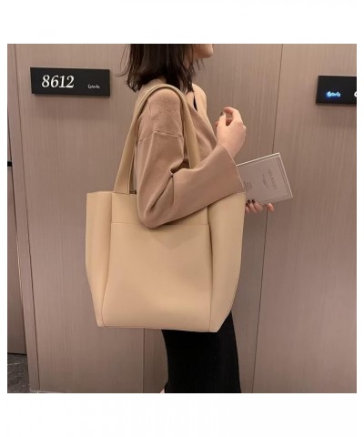 Purses and Handbags for Women Minimalist Leather Tote Shoulder Bag Spacious Top Handle Bag Satchel Everyday Work Bag Beige $2...