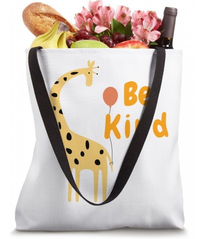 giraffe, be kind,animal,zoo,cute,simple,unique,fancy,balloon Tote Bag $14.29 Totes