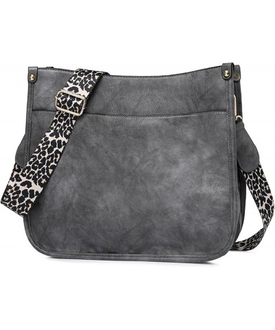 Crossbody Bags for Women Leather Hobo Shoulder Bag Tote Purses Handbag Satchel Bag Grey $18.85 Totes