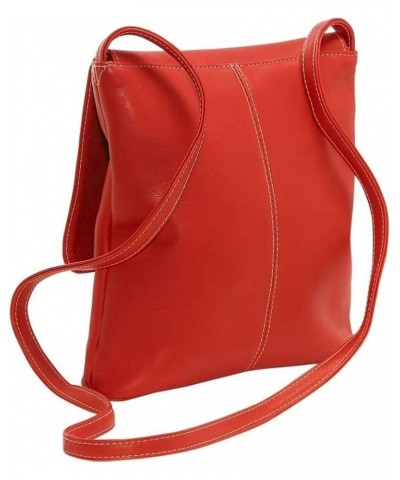 Leather Flap-Over Bag - Casual Crossbody Bags For Women Cafe $26.62 Crossbody Bags