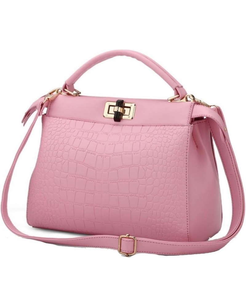 HB420034 Spring PU Leather Women's Handbag,Square Cross-Section Kitten Package C3 $17.78 Handbags