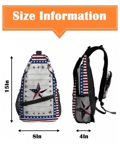 Sling Bag Crossbody Bag for Women Men Thin Blue Line Police Honor Law Enforcement USA Waterproof Hiking Backpack Lightweight ...