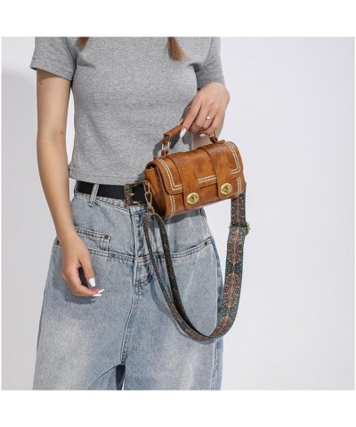 Small Crossbody Bags for Women Vintage Hobo Shoulder Handbag with Guitar Strap Crossbody Mobile Phone Purse Brown $16.36 Hobo...