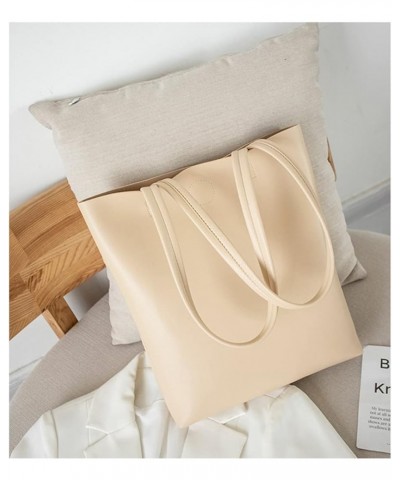 Hobo Bags for Women Leather Handbag Crossbody Bucket Tote Purse Ladies Shoulder Bags White Beige $46.35 Totes