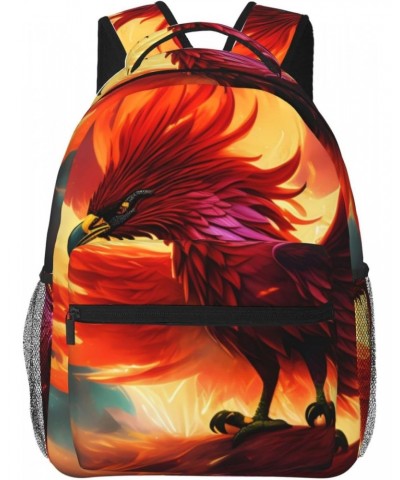 A Cartoon Phoenix Stylish And Lightweight Backpack,Comfortable To Carry,Multi-Pocket Design,23l Capacity,Easily Meet Your Dai...