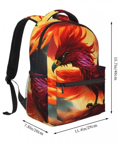 A Cartoon Phoenix Stylish And Lightweight Backpack,Comfortable To Carry,Multi-Pocket Design,23l Capacity,Easily Meet Your Dai...