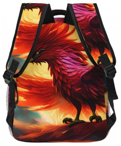 A Cartoon Phoenix Stylish And Lightweight Backpack,Comfortable To Carry,Multi-Pocket Design,23l Capacity,Easily Meet Your Dai...