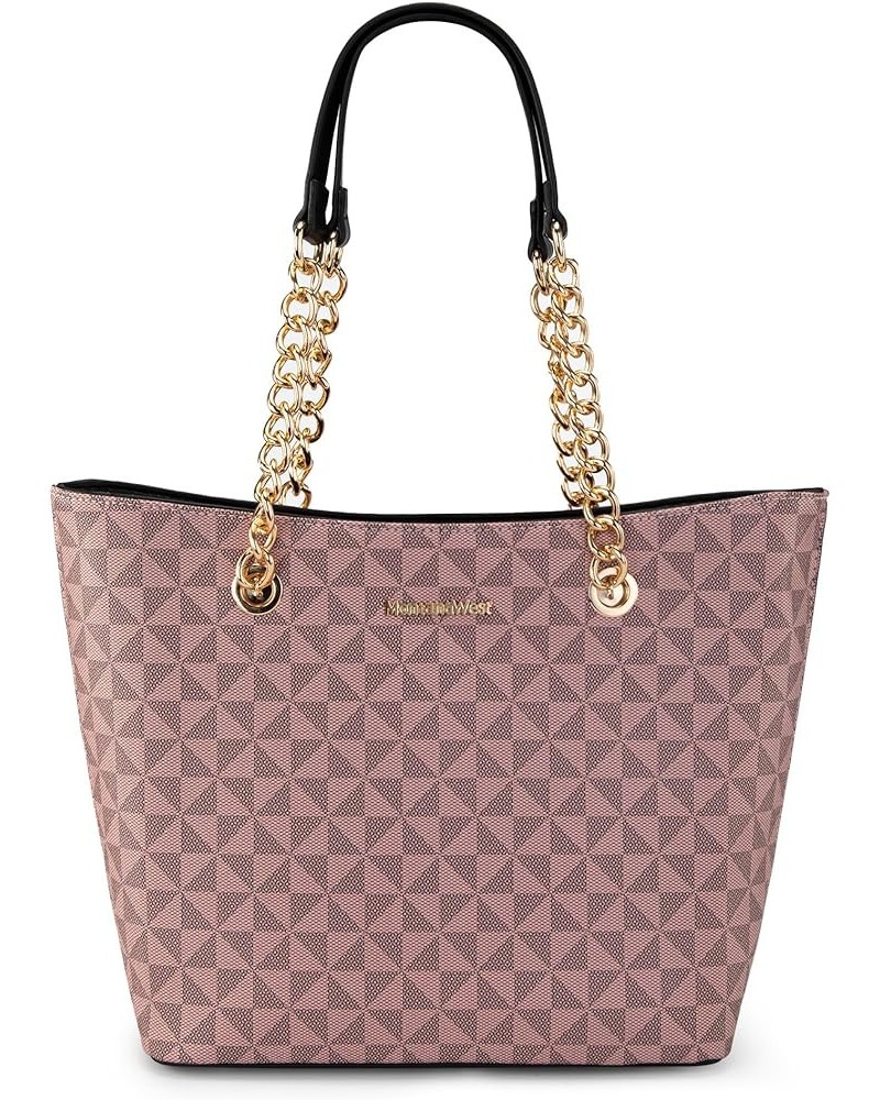 Purse and Handbags for Women Chain Shoulder Tote Bag H Pink $12.32 Totes