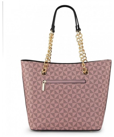 Purse and Handbags for Women Chain Shoulder Tote Bag H Pink $12.32 Totes