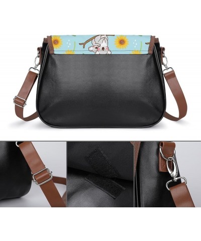 Crossbody Bag PU Leather Small Satchel, Stylish Waterproof Shoulder Handbag with Adjustable Strap for Women Style(121) $12.96...