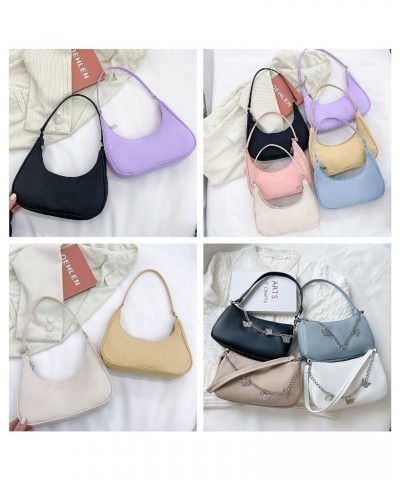 Women Bags Armpit Shoulder Bag Small Shoulder Purse Underarm Bags Clutch Women Hobos Summer Simple Handbags Bolso One Size B-...