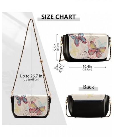 Crossbody Bags for Women Trendy Women's Black Shoulder Bag Small PU Leather Flap Cross Body Bag Handbags Pattern17 $17.62 Cro...