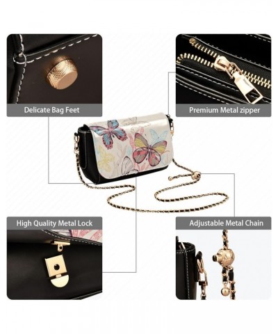 Crossbody Bags for Women Trendy Women's Black Shoulder Bag Small PU Leather Flap Cross Body Bag Handbags Pattern17 $17.62 Cro...