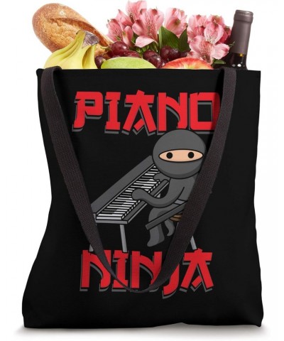 Piano Ninja | Funny Keyboard Player Pianist Gift Tote Bag $10.32 Totes