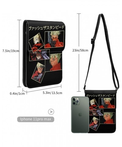 Anime Trigun Small Cell Phone Purse Woman'S Crossbody Bags Small Mini Shoulder Bag 7.5x5.3 Inches $18.71 Crossbody Bags