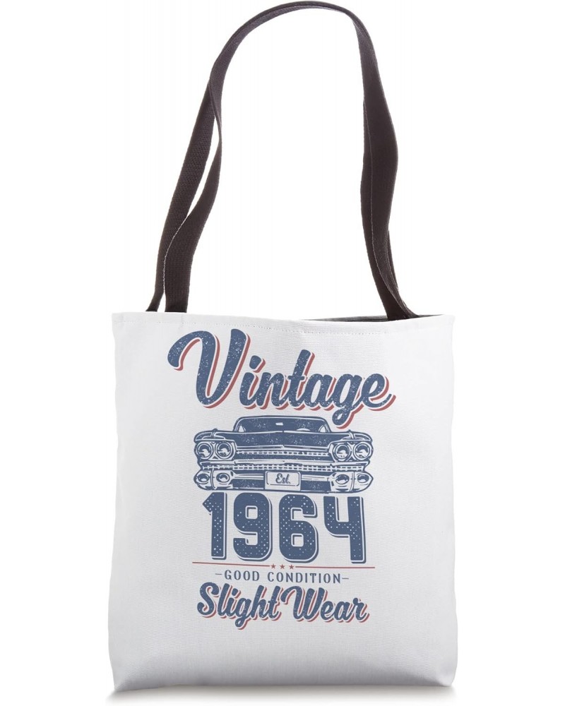 Vintage Classic Car Established 1964 58th Birthday Party Tote Bag $12.34 Totes