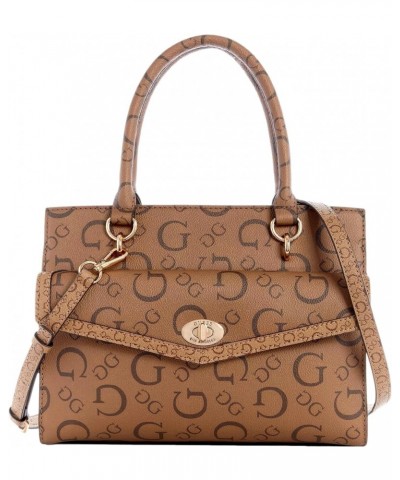 Mandarina Logo Compartment Satchel $46.39 Satchels