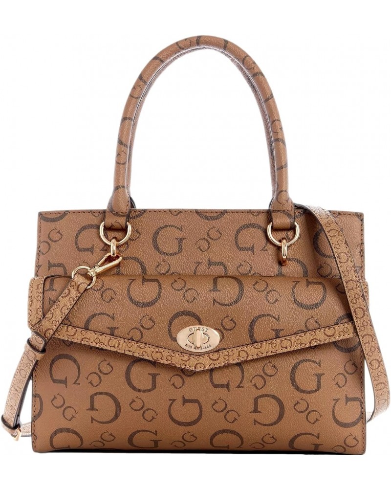 Mandarina Logo Compartment Satchel $46.39 Satchels