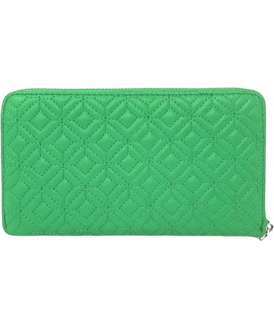 Women's Bangelo Zip Around Wallet Wristlet Green Flare $25.64 Wristlets