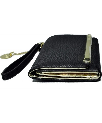 Trifold Wallet Pink One Size BLACK $31.79 Wallets