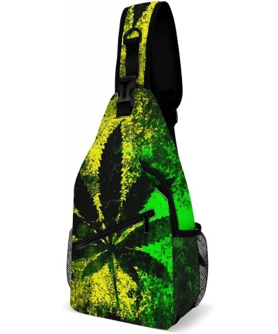 Rasta Marijuana Legally Jamaica Sling Bags Men And Women Shoulder Backpack Chest Bag Cross Body Chest Sling Backpack. $15.17 ...