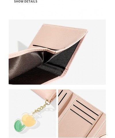 2023 New Tulip Wallet - Tulip Mini Wallet PU Leather Cute Wallet for Women - RFID Blocking Trifold Small Zipper Wallet with I...