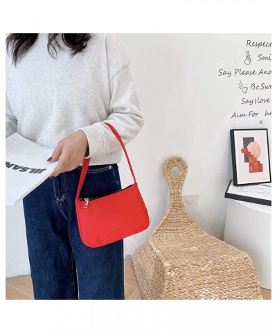 D K N Y Bag Handbag All-match Fashion Underarm Ladies One-shoulder Messenger Bag Messenger Bags (Orange, 20X6X14) Red $13.97 ...