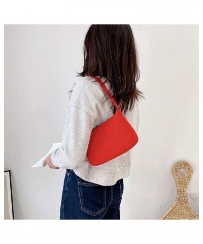 D K N Y Bag Handbag All-match Fashion Underarm Ladies One-shoulder Messenger Bag Messenger Bags (Orange, 20X6X14) Red $13.97 ...