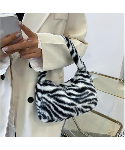 Leopard Print Y2k Purse Small Purses Trendy Purses for Women 2024 Shoulder Bag Cute Bag White $10.59 Totes