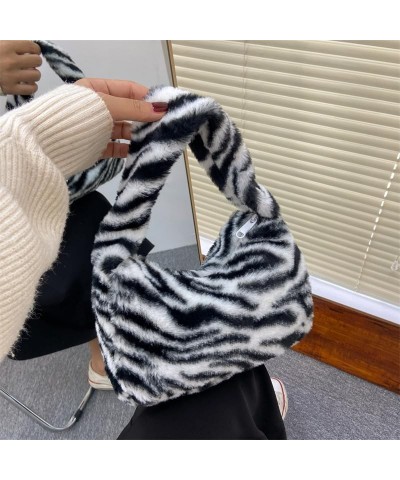 Leopard Print Y2k Purse Small Purses Trendy Purses for Women 2024 Shoulder Bag Cute Bag White $10.59 Totes