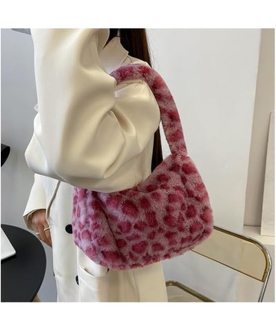 Leopard Print Y2k Purse Small Purses Trendy Purses for Women 2024 Shoulder Bag Cute Bag White $10.59 Totes