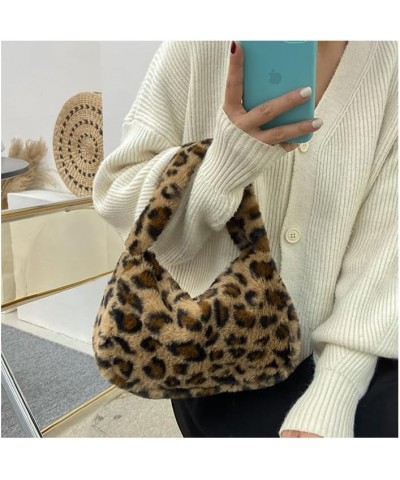 Leopard Print Y2k Purse Small Purses Trendy Purses for Women 2024 Shoulder Bag Cute Bag White $10.59 Totes