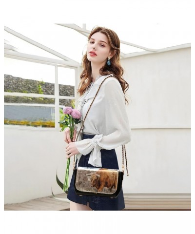 Crossbody Bags for Women Trendy Women's Black Shoulder Bag Small PU Leather Flap Cross Body Bag Handbags Pattern10 $19.26 Cro...