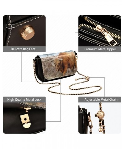 Crossbody Bags for Women Trendy Women's Black Shoulder Bag Small PU Leather Flap Cross Body Bag Handbags Pattern10 $19.26 Cro...