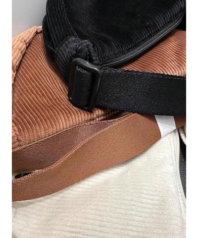 Corduroy Crescent Crossbody Bag for Women Hobo Sling Bag Casual Shoulder Bag Purse Cute Dumpling Bag for Travel Work Green $1...